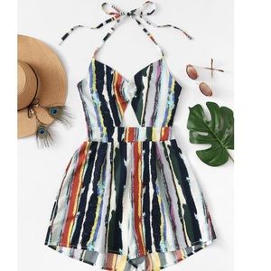 Colorful romper‼️60% off‼️‼️limited time